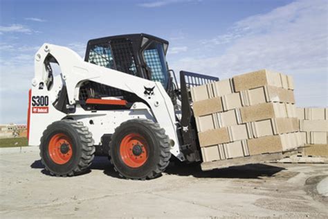 bobcat with forklift attachment